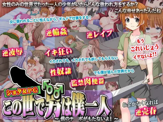 [RPG/汉化]这个世界上只有我一个男人～我的肉棒撑不住啦!～AI内嵌汉化版[PC/300M]
